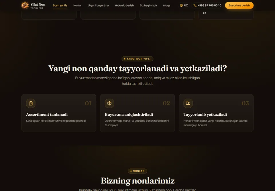 Sifat Non — website detail